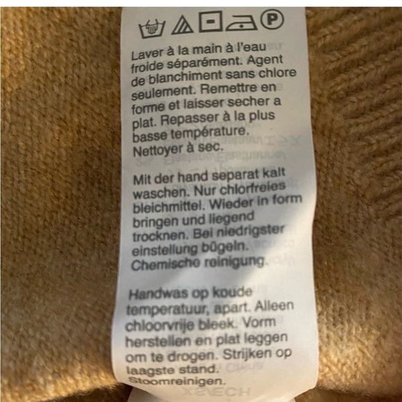 Madewell Dot Graystone Pullover Sweater Camel Polka Dot Size XS - Picture 6 of 6